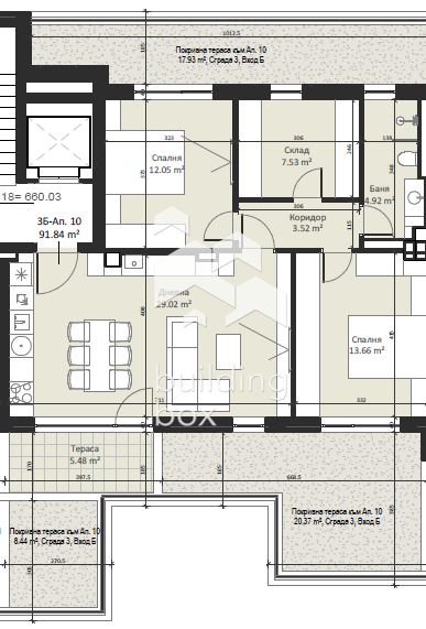 Продава 3-стаен - 0