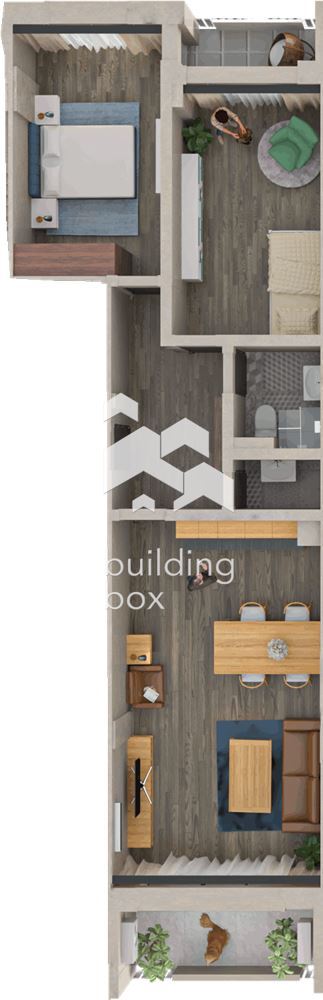 Тристаен апартамент - кв. Христо Смирненски - 0