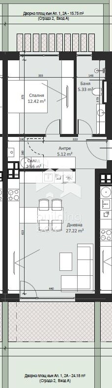 Продава 2-стаен - 0