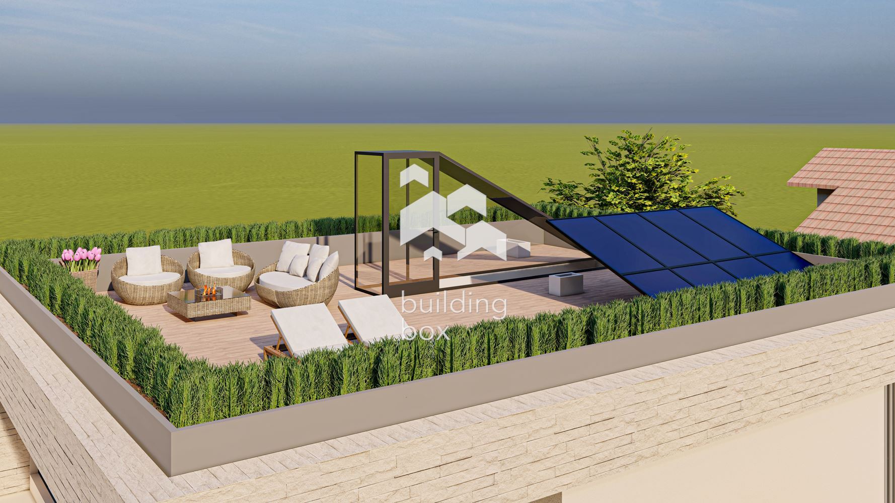 Еднофамилна къща в с.Лозен - 0