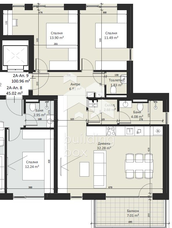 Продава 3-стаен - 0