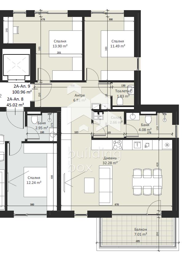 Продава 3-стаен - 0
