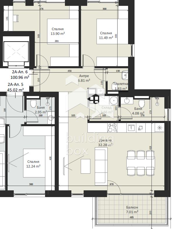 Продава 3-стаен - 0