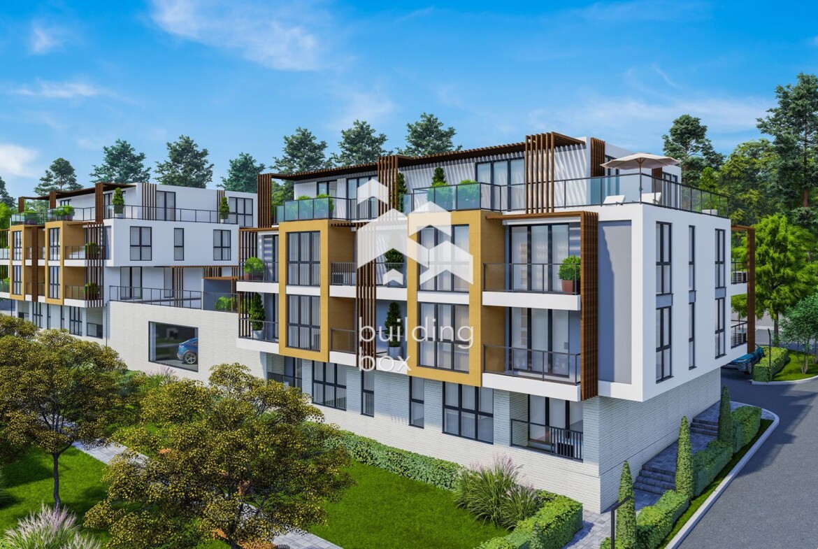 Двустаен апартамент в затворен комплекс в парк с морска панорама - 0