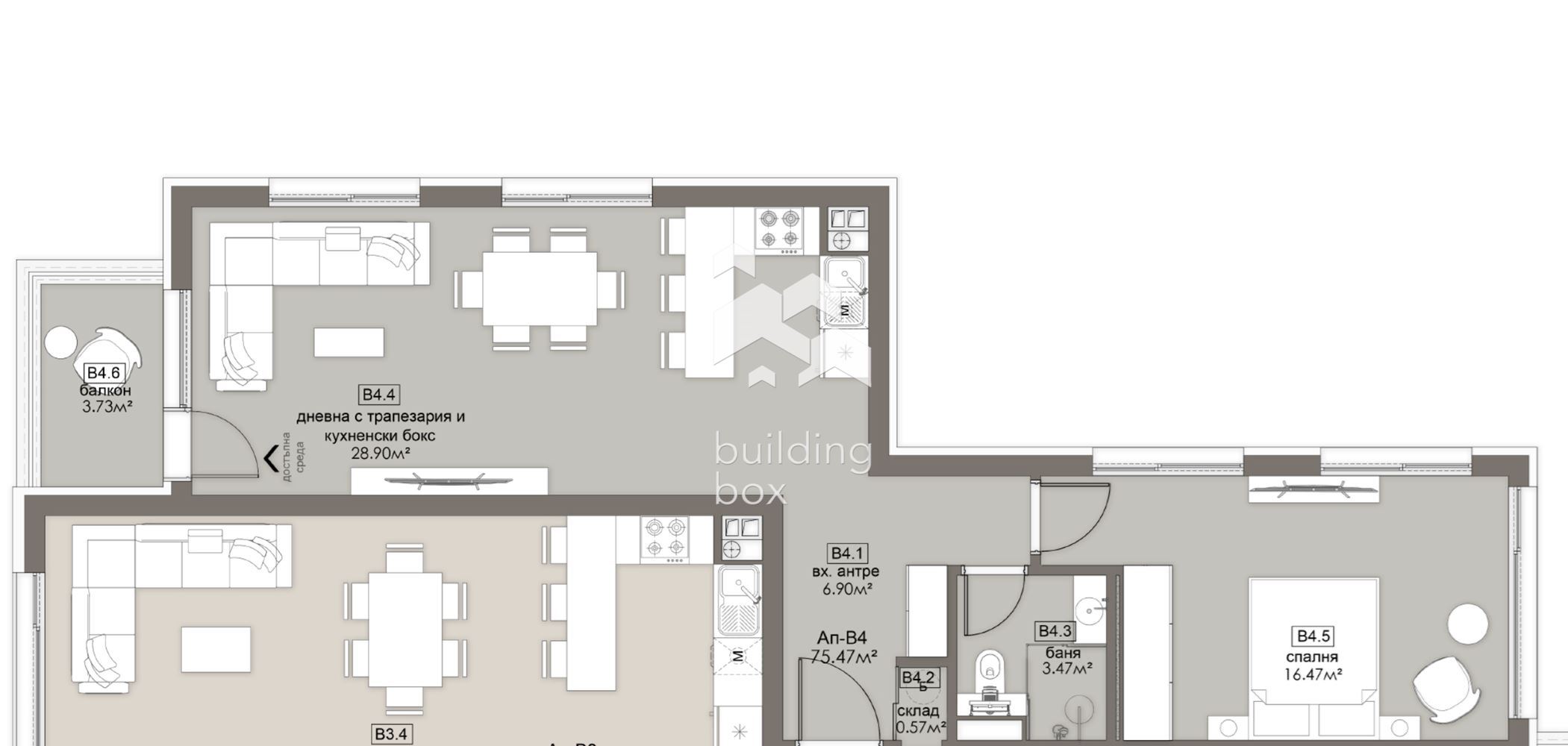 Просторен двустаен апартамент в ж.к. Люлин 5 - 0