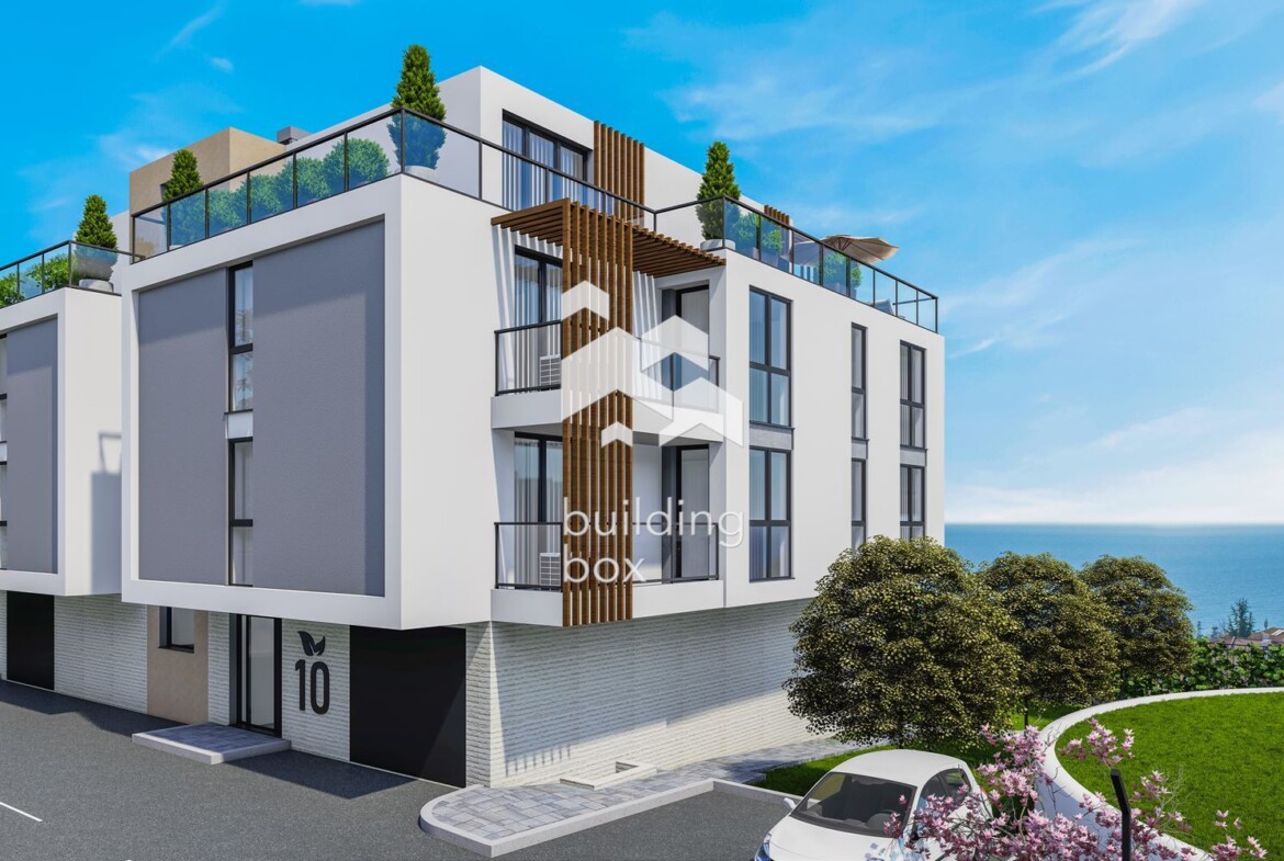 Двустаен апартамент в затворен комплекс в парк с морска панорама - 0