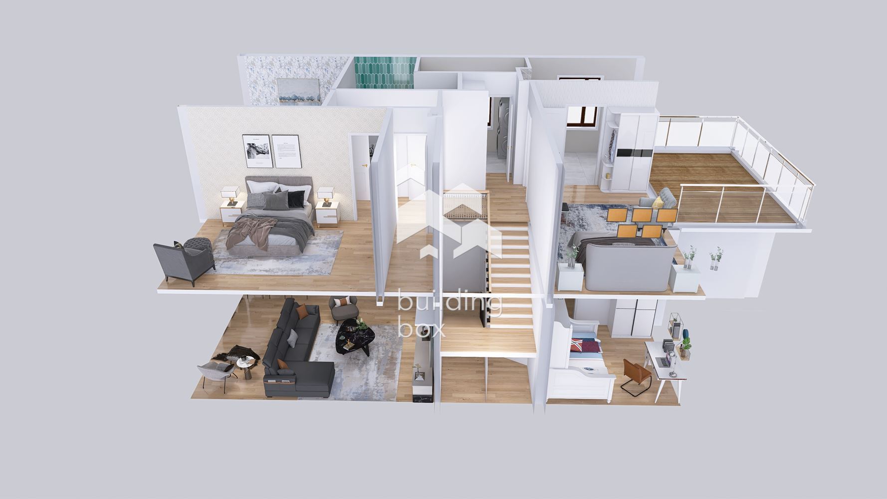 ДВУЕТАЖНА къща в к-с "HARMONY LIVING". - 0