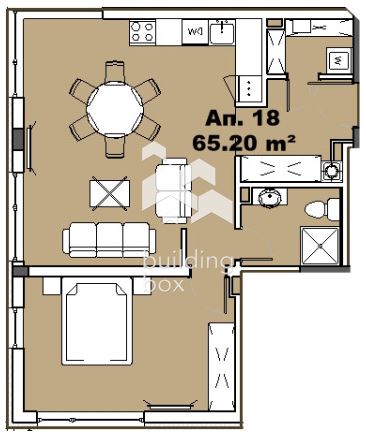 Двустаен апартамент в Княжево - 0