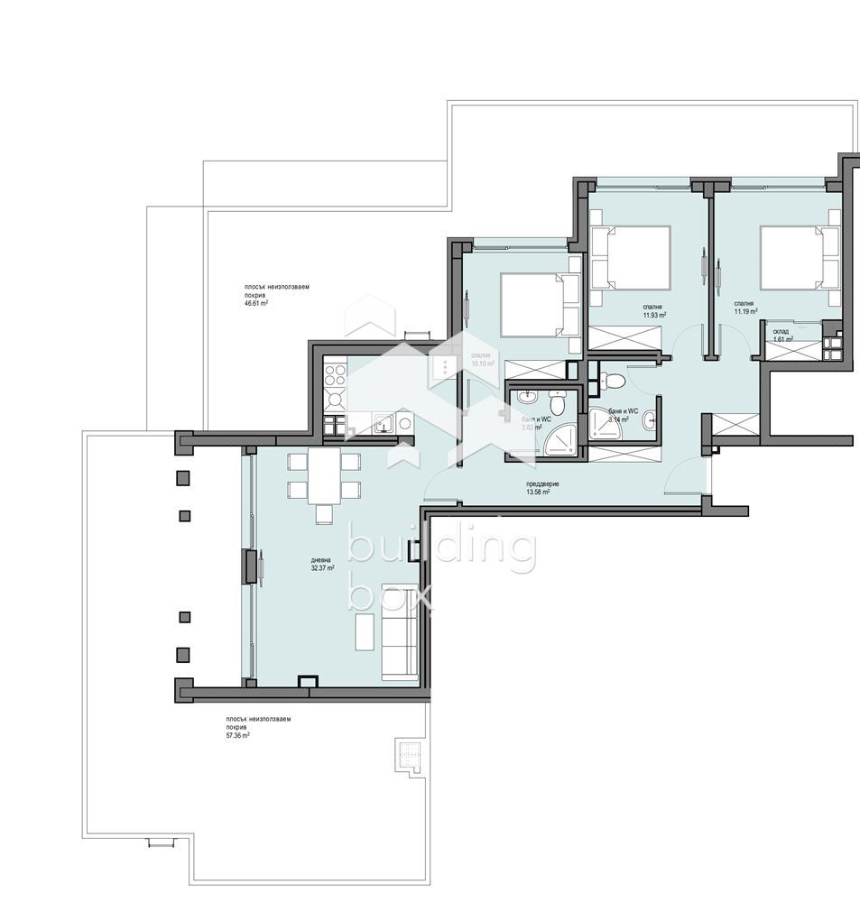 Четиристаен апартамент в новострояща се сграда, близо до бъдеща метростанция, в квартал Левски Г - 0