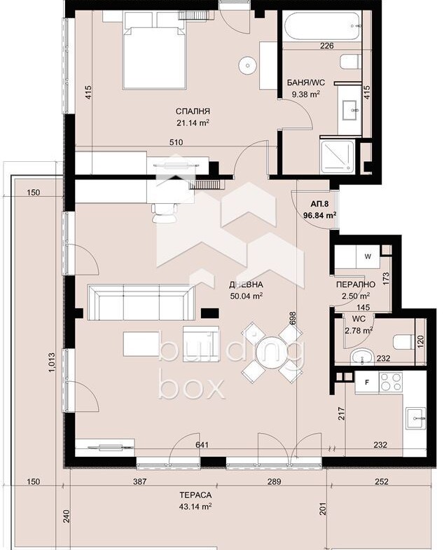 Двустаен апартамент в затворен комплекс в парк с морска панорама - 0