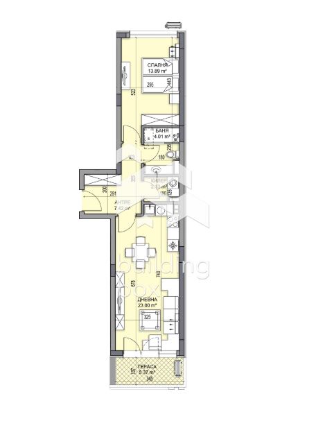 Двустаен апартамент в нов и луксозен комплекс - кв. Гагарин - 0