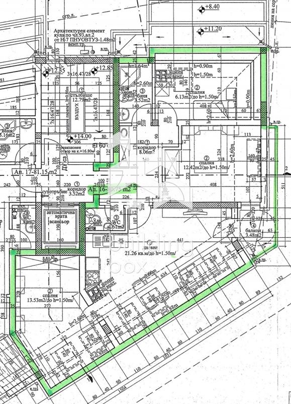 Многостаен мансарден апартамент в новострояща се сграда в кв. Левски - 0