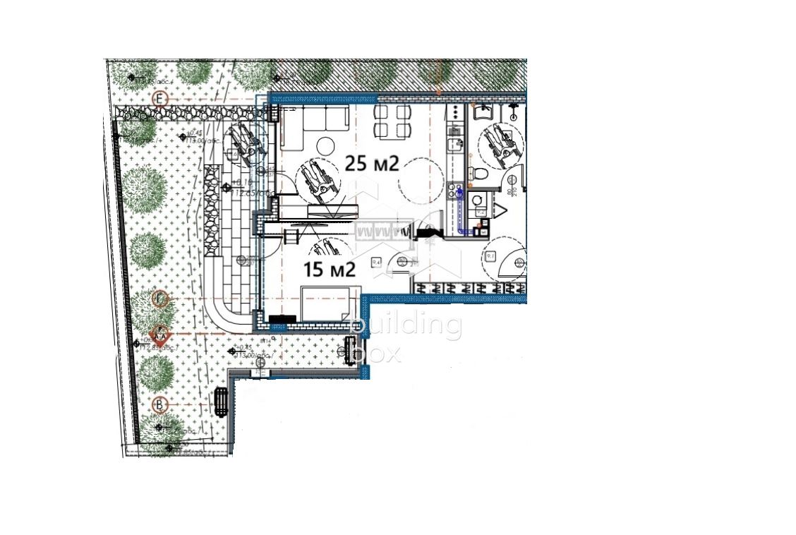 Двустаен апартамент в новострояща се сграда с двор - 0