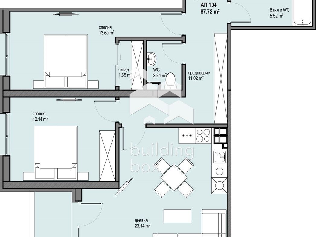 Тристаен апартамент в новострояща се сграда близо до бъдеща метростанция в квартал Левски Г - 0