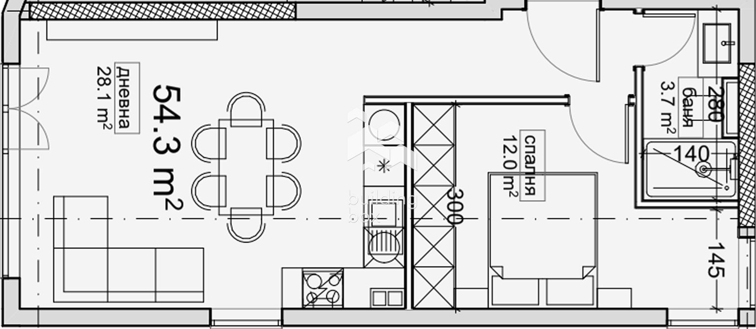 2-стаен - Варна, Владиславово - 0