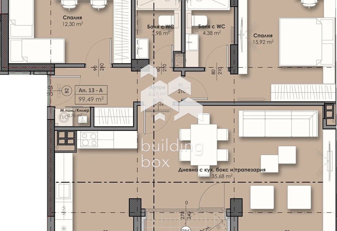 3-стаен - София - 0