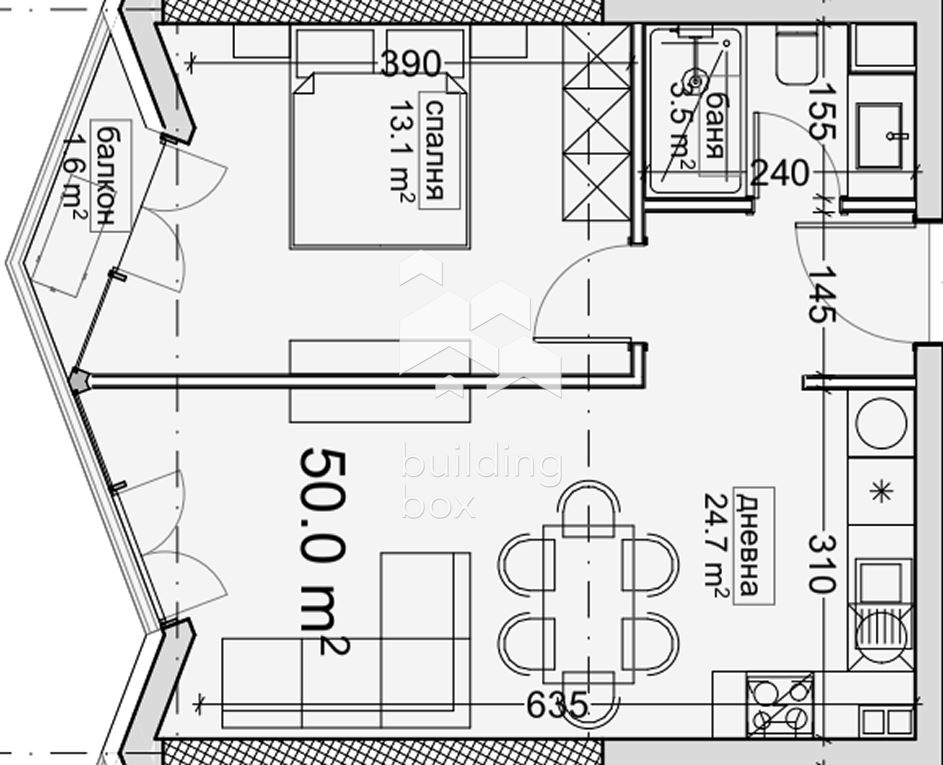 2-стаен - Варна, Владиславово - 0