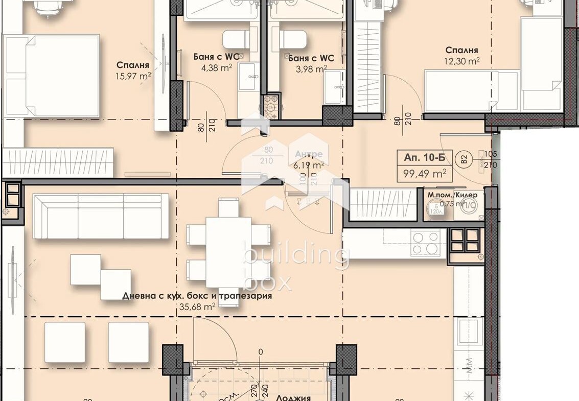 3-стаен - София - 0