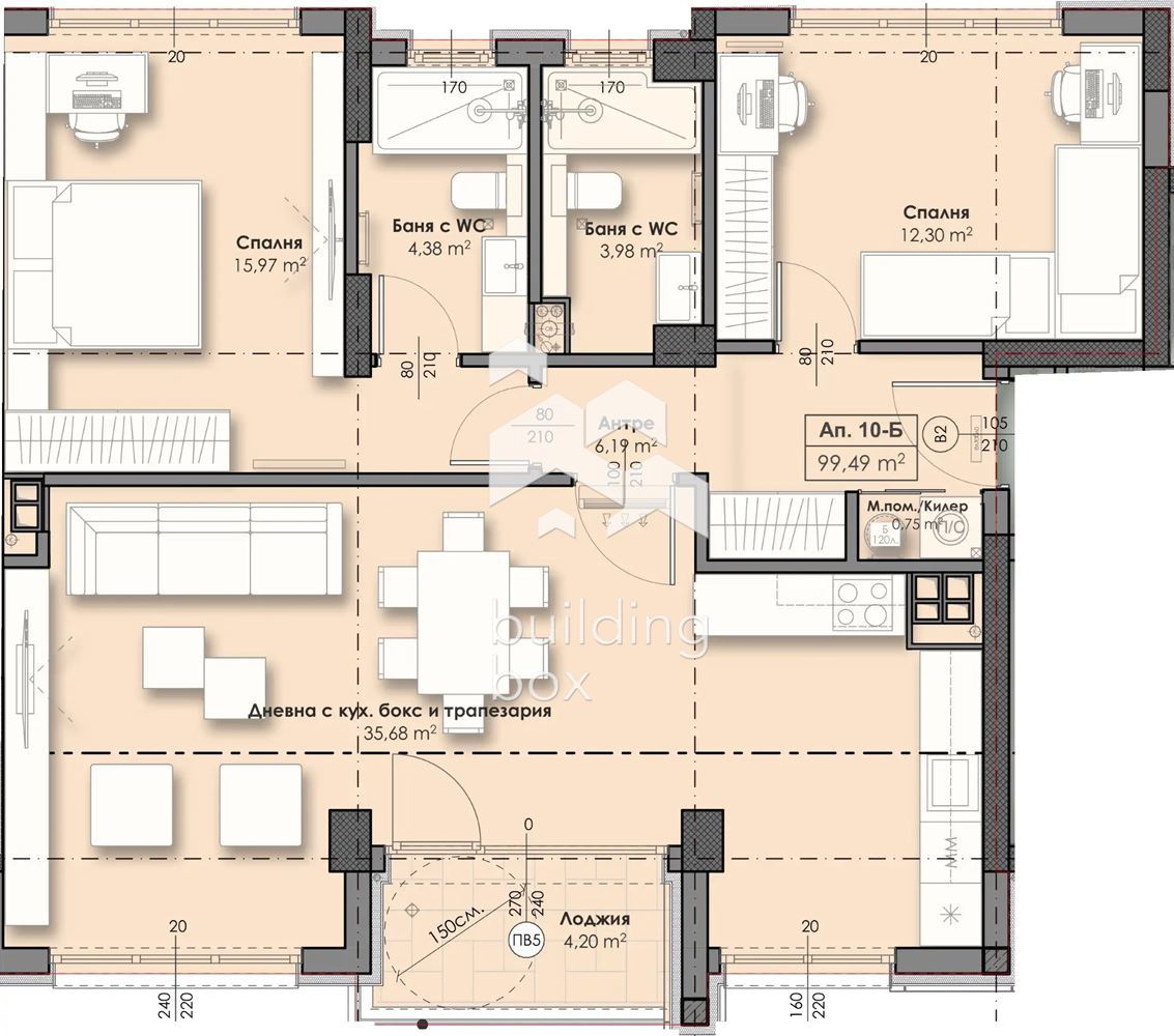 3-стаен - София - 0