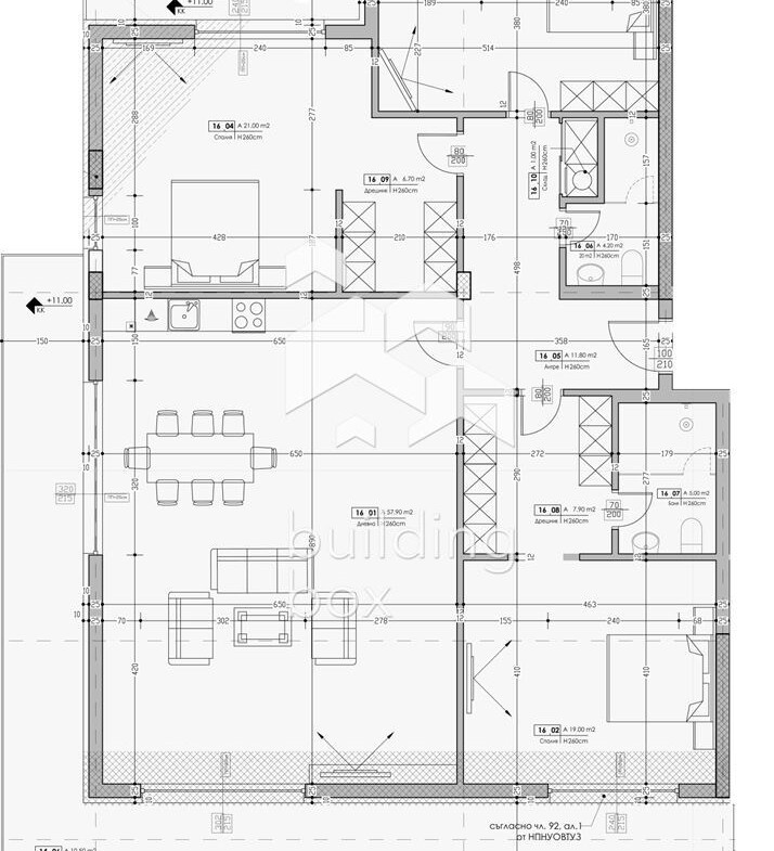 Четиристаен апартамент в бутикова сграда на 50 м. от Гребна база - 0