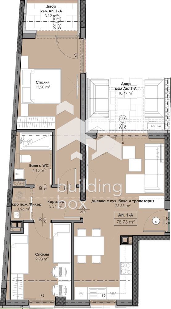3-стаен - София - 0