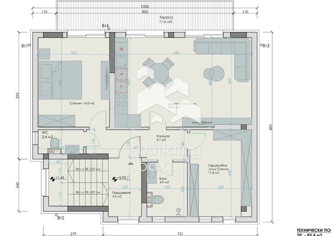 Тристаен апартамент в Обеля - 0