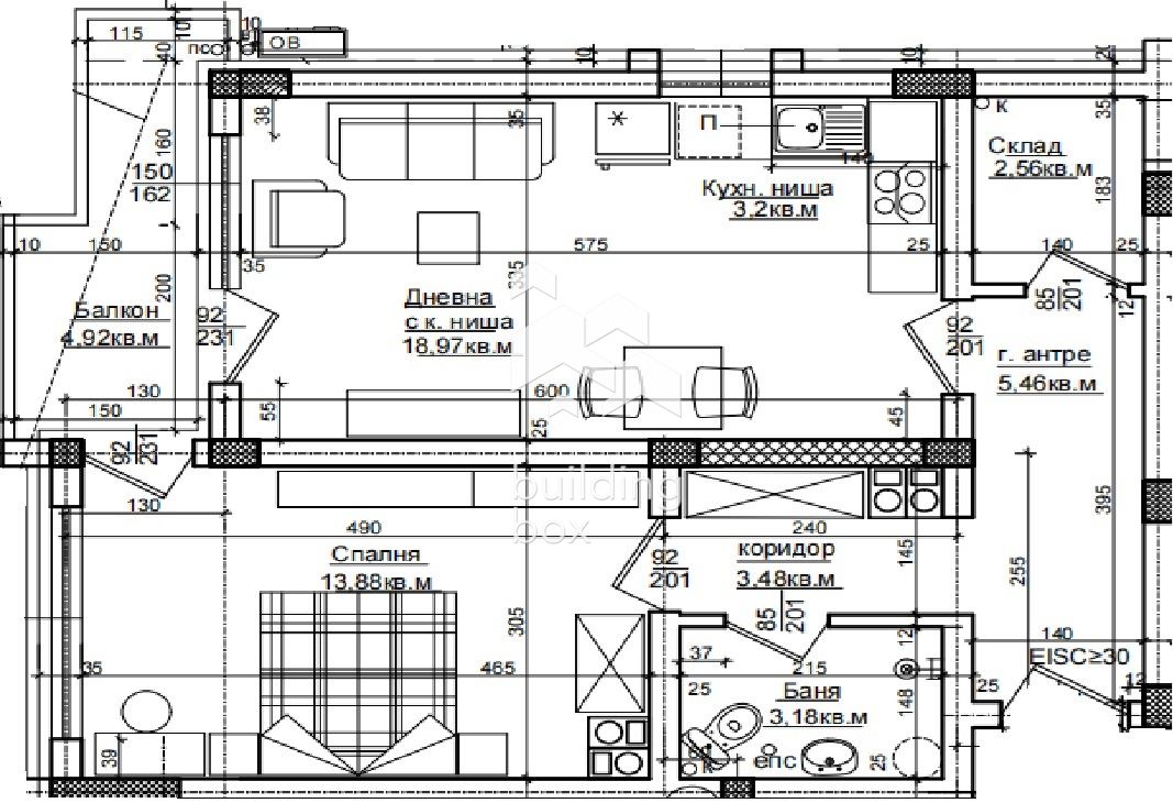 Двустаен апартамент в Бутикова сграда - 0