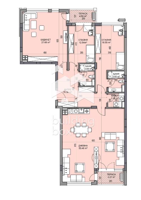 Четиристаен апартамент в нов и луксозен комплекс - кв. Гагарин. - 0