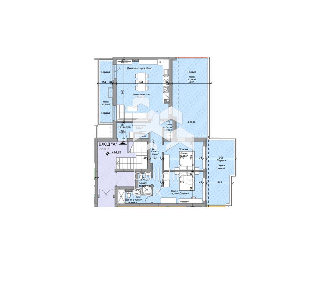 Тристаен апартамент - кв. Остромила - 0