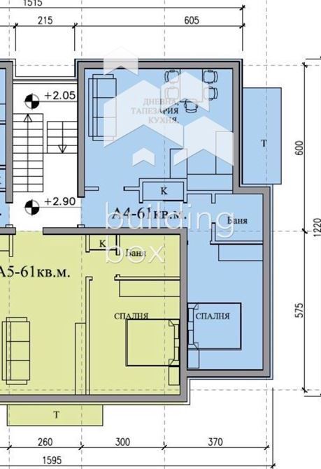 Двустаен апартамент в ж.к. Бояна - 0