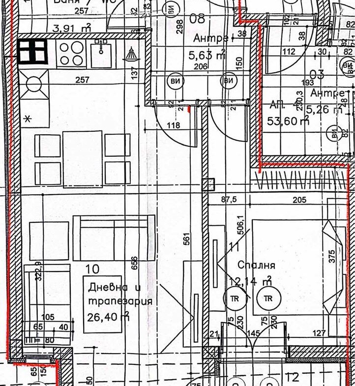 Двустаен апартамент преди АКТ 14 - кв. Коматево - 0
