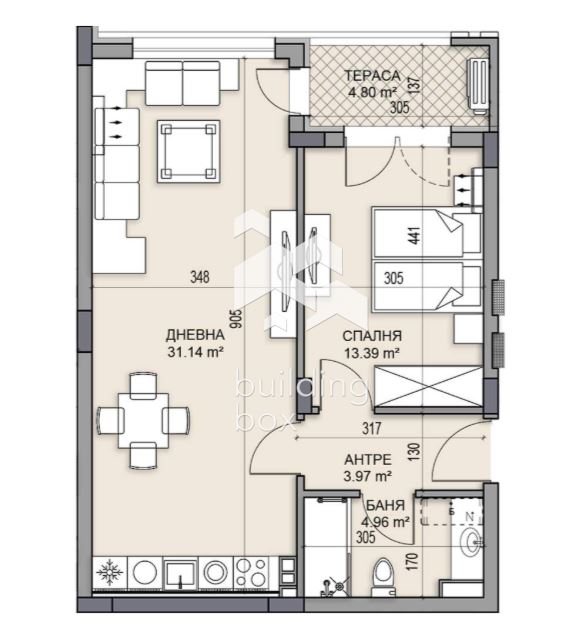 Двустаен апартамент в нов и луксозен комплекс - кв. Гагарин - 0