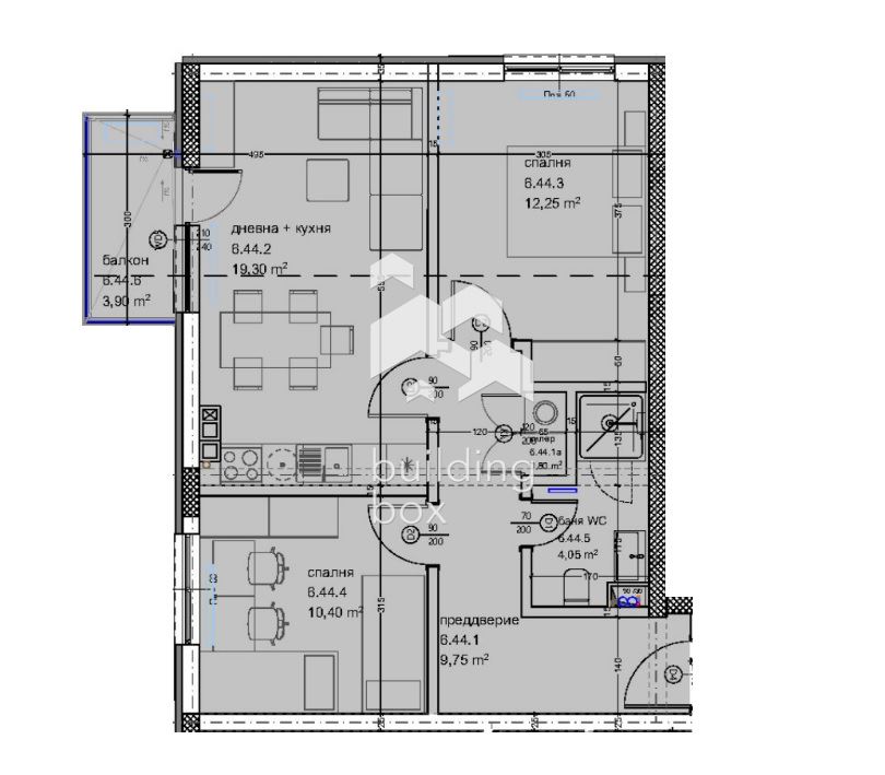 Панорамен тристаен апартамент в Кайсиева градина - 0