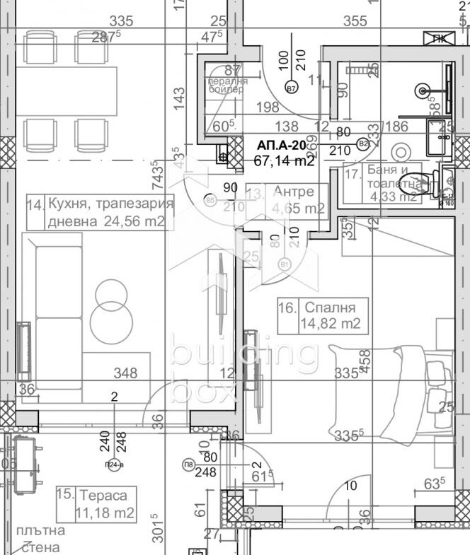 Двустаен апартамент в модерна новострояща се сграда - 0
