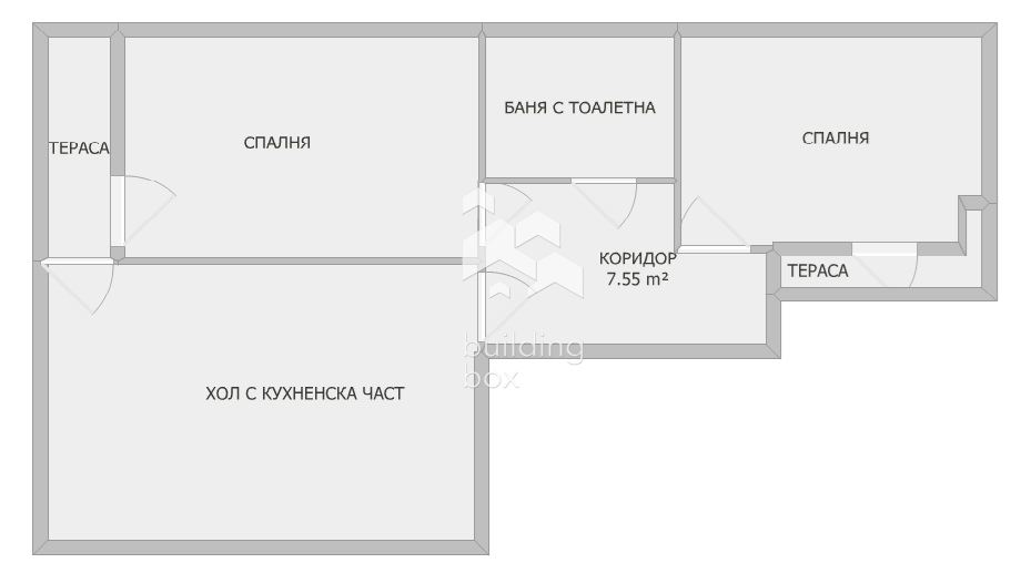 Тристаен апартамент с АКТ 16 - кв. "Кършияка" - 0