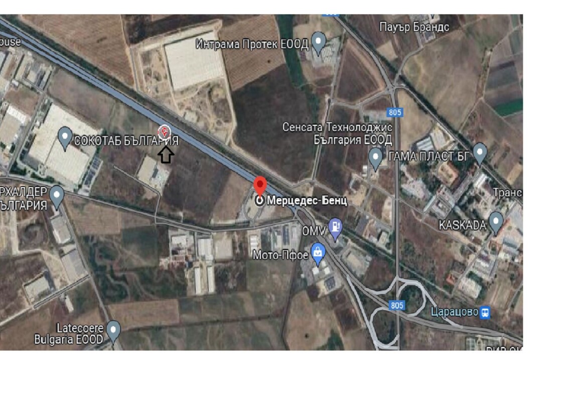 Парцел на първа линия до "Мерцедес Бенц" - 0
