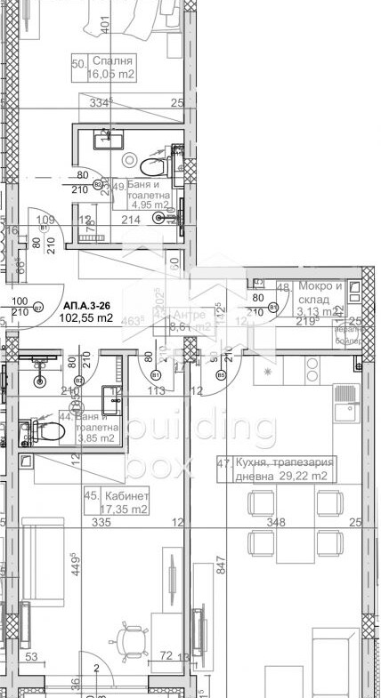 Тристаен апартамент в новострояща луксозна сграда - 0