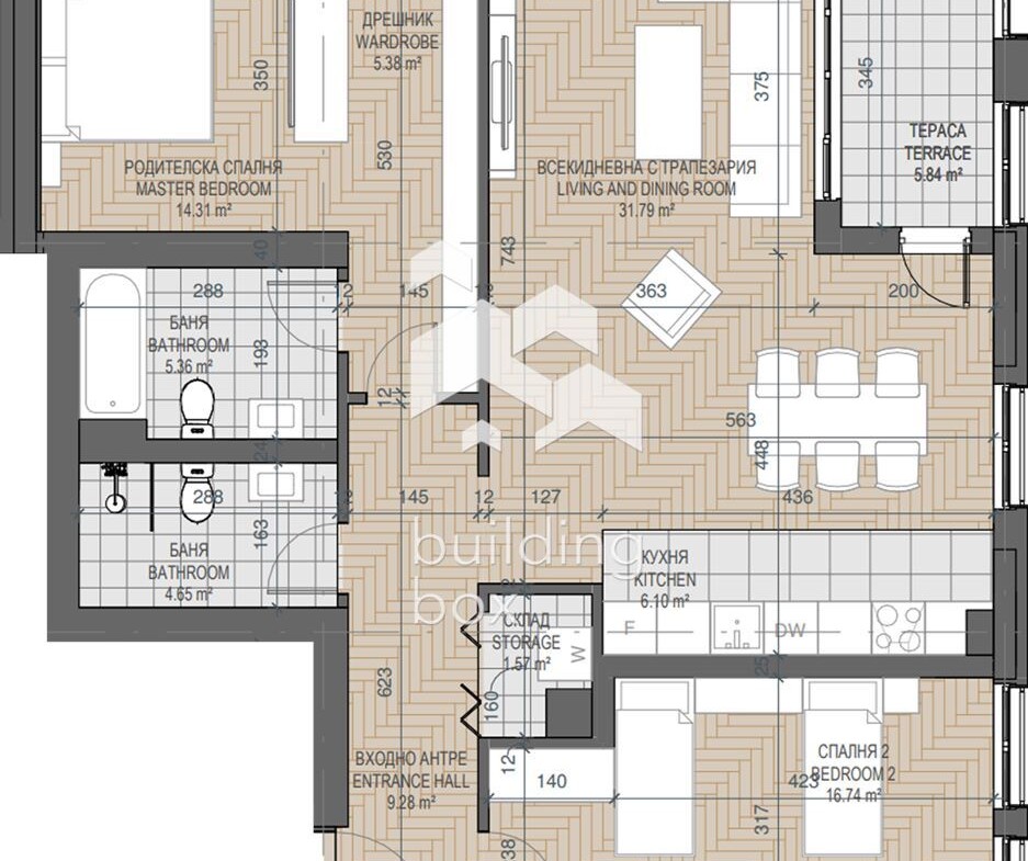 Тристаен апартамент - кв. Каменица 1 - 0