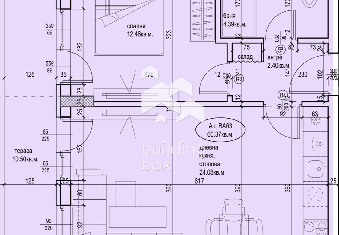 Двустаен апартамент - "Лаута Форест" - 0