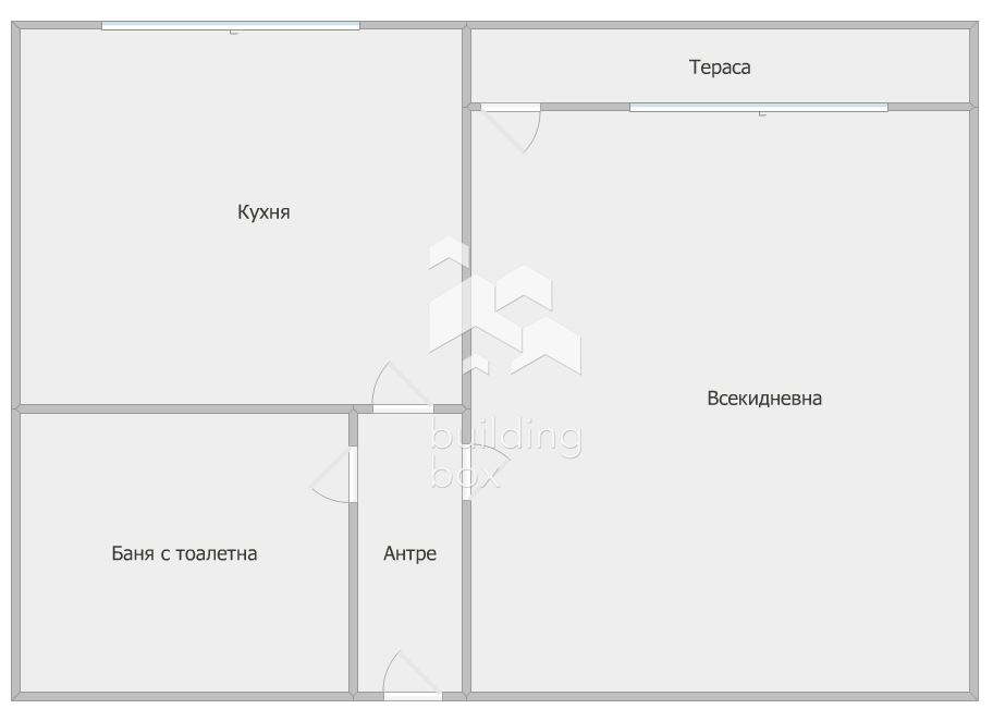 Двустаен апартамент в кв. Сухата Река
