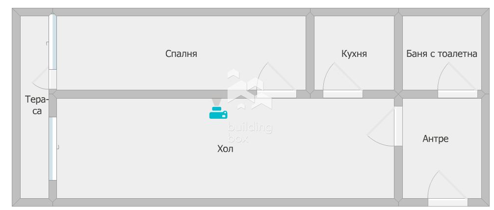 Двустаен апартамент - кв. Кършияка - 0