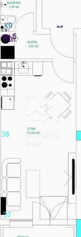 Едностаен апартамент - гр. Пловдив - 0