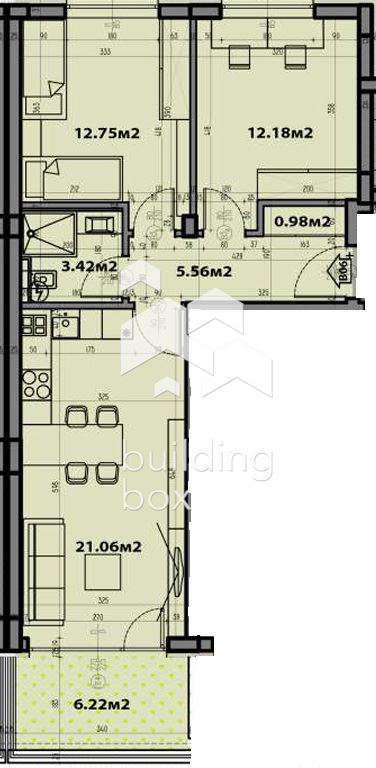 Тристаен апартамент в новострояща се сграда - 0