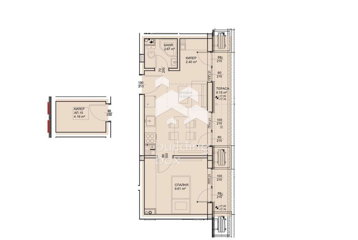 Ново двустайно жилище в луксозна сграда в кв.Изгрев - 0