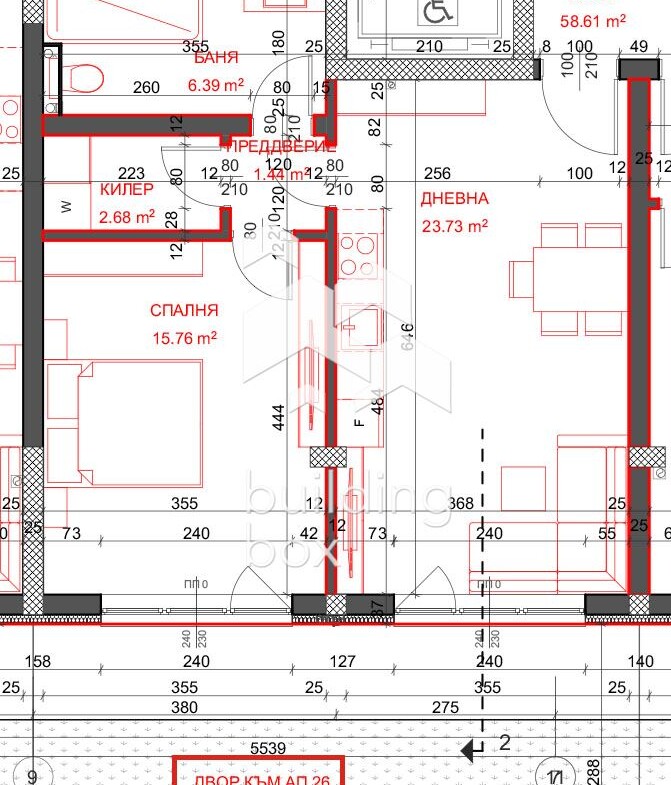 ДВУСТАЕН апартамент в новострояща се сграда до парк Възраждане - 0