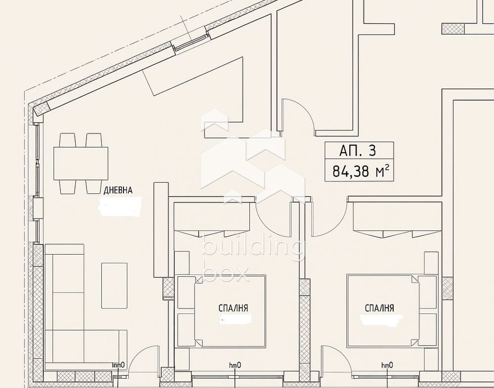 Тристаен апартамент на ул. Рая - 0
