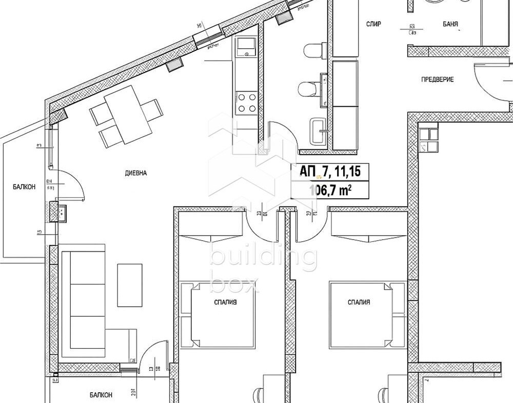 Тристаен апартамент на ул. Рая - 0