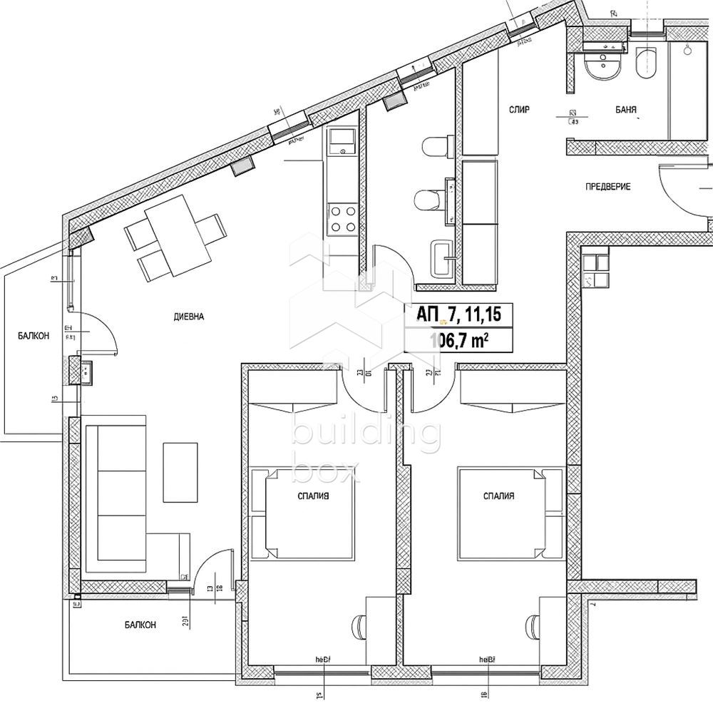 Тристаен апартамент на ул. Рая - 0