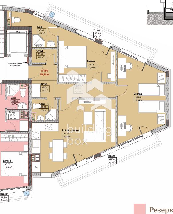 Продава тристаен апартамент