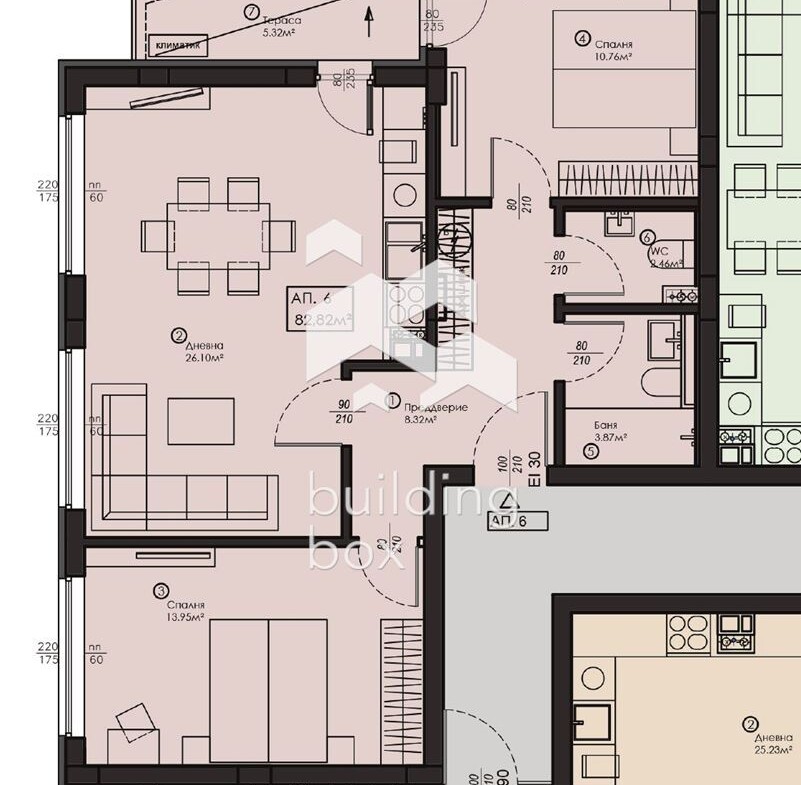 АПАРТАМЕНТ №6 – Просторен тристаен с панорама, кв. Малинова долина - 0